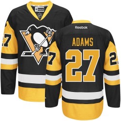 Premier Reebok Adult Craig Adams Black/ Third Jersey - NHL 27 Pittsburgh Penguins
