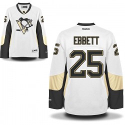 Authentic Reebok Women's Andrew Ebbett Away Jersey - NHL 25 Pittsburgh Penguins
