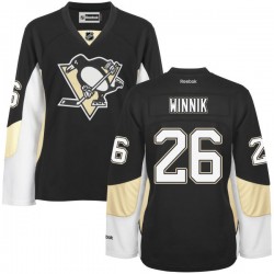 Authentic Reebok Women's Daniel Winnik Home Jersey - NHL 26 Pittsburgh Penguins