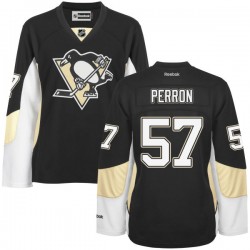 Premier Reebok Women's David Perron Home Jersey - NHL 57 Pittsburgh Penguins