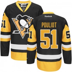Authentic Reebok Adult Derrick Pouliot Alternate Jersey - NHL 51 Pittsburgh Penguins