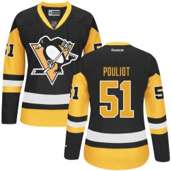 Authentic Reebok Adult Derrick Pouliot Alternate Jersey - NHL 51 Pittsburgh Penguins
