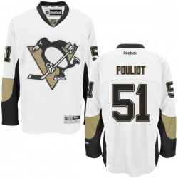 Authentic Reebok Adult Derrick Pouliot Away Jersey - NHL 51 Pittsburgh Penguins