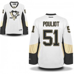 Authentic Reebok Women's Derrick Pouliot Away Jersey - NHL 51 Pittsburgh Penguins