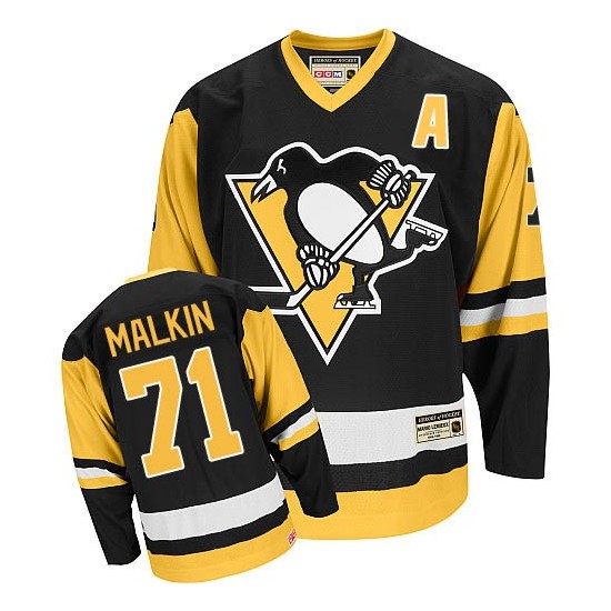 Premier CCM Adult Evgeni Malkin Throwback Jersey - NHL 71 Pittsburgh Penguins