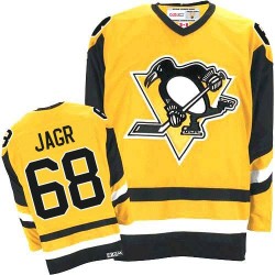 Authentic CCM Adult Jaromir Jagr Throwback Jersey - NHL 68 Pittsburgh Penguins