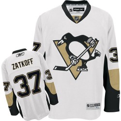 Authentic Reebok Adult Jeff Zatkoff Away Jersey - NHL 37 Pittsburgh Penguins