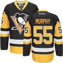 Premier Reebok Adult Larry Murphy Black/ Third Jersey - NHL 55 Pittsburgh Penguins