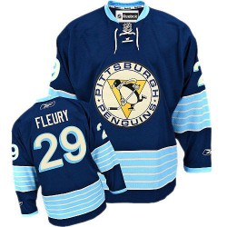 Authentic Reebok Youth Marc-Andre Fleury Vintage New Third Jersey - NHL 29 Pittsburgh Penguins