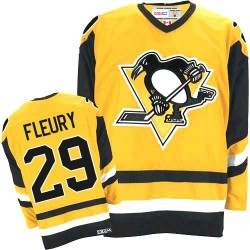 Authentic CCM Adult Marc-Andre Fleury Throwback Jersey - NHL 29 Pittsburgh Penguins