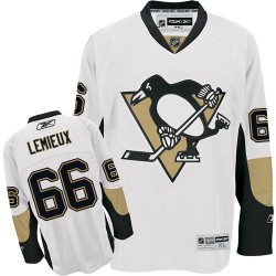 Authentic Reebok Youth Mario Lemieux Away Jersey - NHL 66 Pittsburgh Penguins