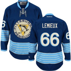 Authentic Reebok Youth Mario Lemieux Vintage New Third Jersey - NHL 66 Pittsburgh Penguins