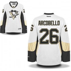 Authentic Reebok Women's Mark Arcobello Away Jersey - NHL 26 Pittsburgh Penguins