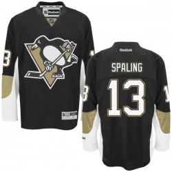 Authentic Reebok Adult Nick Spaling Home Jersey - NHL 13 Pittsburgh Penguins