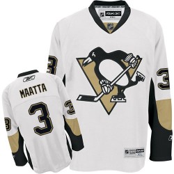 Authentic Reebok Adult Olli Maatta Away Jersey - NHL 3 Pittsburgh Penguins