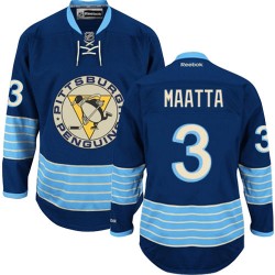 Authentic Reebok Adult Olli Maatta Vintage New Third Jersey - NHL 3 Pittsburgh Penguins