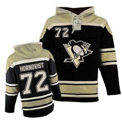 Authentic Old Time Hockey Adult Patric Hornqvist Sawyer Hooded Sweatshirt Jersey - NHL 72 Pittsburgh Penguins