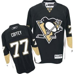 Authentic Reebok Adult Paul Coffey Home Jersey - NHL 77 Pittsburgh Penguins