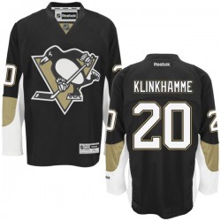Authentic Reebok Adult Rob Klinkhammer Home Jersey - NHL 20 Pittsburgh Penguins