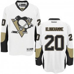 Authentic Reebok Adult Rob Klinkhammer Away Jersey - NHL 20 Pittsburgh Penguins