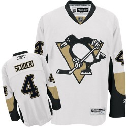 Authentic Reebok Adult Rob Scuderi Away Jersey - NHL 4 Pittsburgh Penguins