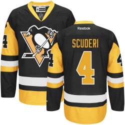 Premier Reebok Adult Rob Scuderi Black/ Third Jersey - NHL 4 Pittsburgh Penguins