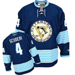 Authentic Reebok Adult Rob Scuderi Vintage New Third Jersey - NHL 4 Pittsburgh Penguins