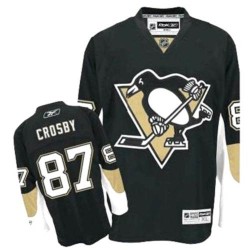 Authentic Reebok Youth Sidney Crosby Home Jersey - NHL 87 Pittsburgh Penguins