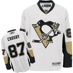 Authentic Reebok Youth Sidney Crosby Away Jersey - NHL 87 Pittsburgh Penguins