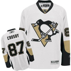 Premier Reebok Youth Sidney Crosby Away Jersey - NHL 87 Pittsburgh Penguins