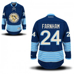 Authentic Reebok Adult Bobby Farnham Alternate Jersey - NHL 24 Pittsburgh Penguins