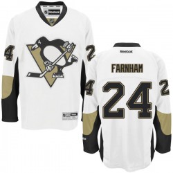 Authentic Reebok Adult Bobby Farnham Away Jersey - NHL 24 Pittsburgh Penguins
