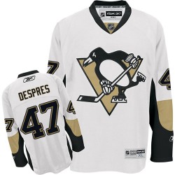 Authentic Reebok Adult Simon Despres Away Jersey - NHL 47 Pittsburgh Penguins