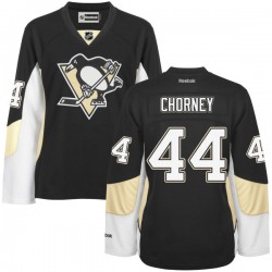 Authentic Reebok Women's Taylor Chorney Home Jersey - NHL 44 Pittsburgh Penguins