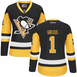 Authentic Reebok Adult Thomas Greiss Alternate Jersey - NHL 1 Pittsburgh Penguins
