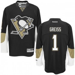 Authentic Reebok Adult Thomas Greiss Home Jersey - NHL 1 Pittsburgh Penguins