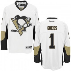 Authentic Reebok Adult Thomas Greiss Away Jersey - NHL 1 Pittsburgh Penguins