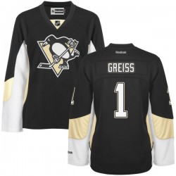 Authentic Reebok Women's Thomas Greiss Home Jersey - NHL 1 Pittsburgh Penguins