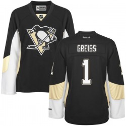 Premier Reebok Women's Thomas Greiss Home Jersey - NHL 1 Pittsburgh Penguins