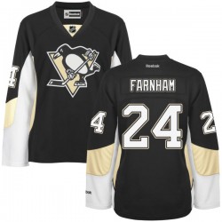 Premier Reebok Women's Bobby Farnham Home Jersey - NHL 24 Pittsburgh Penguins