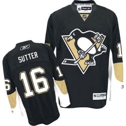 Authentic Reebok Adult Brandon Sutter Home Jersey - NHL 16 Pittsburgh Penguins