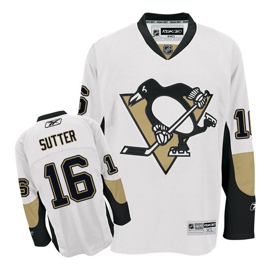 Premier Reebok Adult Brandon Sutter Away Jersey - NHL 16 Pittsburgh Penguins
