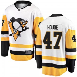 Breakaway Fanatics Branded Youth Samuel Houde White Away Jersey - NHL Pittsburgh Penguins