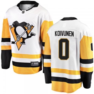Breakaway Fanatics Branded Youth Ville Koivunen White Away Jersey - NHL Pittsburgh Penguins