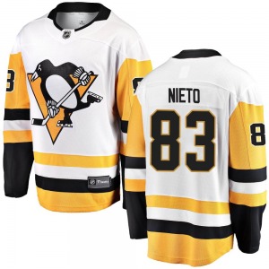 Breakaway Fanatics Branded Youth Matt Nieto White Away Jersey - NHL Pittsburgh Penguins