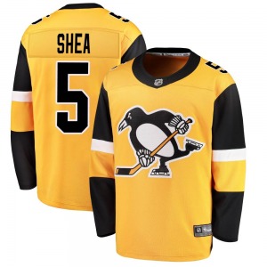 Breakaway Fanatics Branded Youth Ryan Shea Gold Alternate Jersey - NHL Pittsburgh Penguins