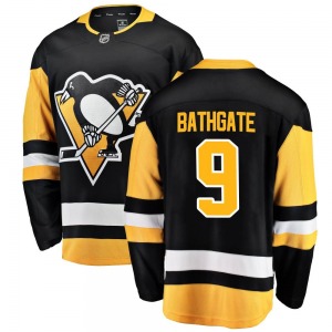 Breakaway Fanatics Branded Youth Andy Bathgate Black Home Jersey - NHL Pittsburgh Penguins