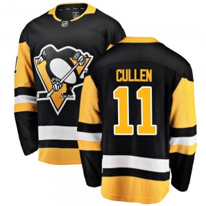 Breakaway Fanatics Branded Youth John Cullen Black Home Jersey - NHL Pittsburgh Penguins
