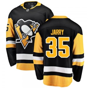 Breakaway Fanatics Branded Youth Tristan Jarry Black Home Jersey - NHL Pittsburgh Penguins