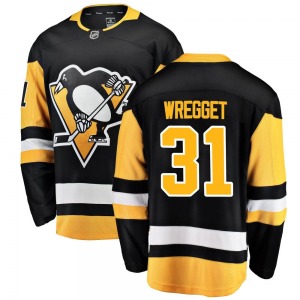 Breakaway Fanatics Branded Youth Ken Wregget Black Home Jersey - NHL Pittsburgh Penguins